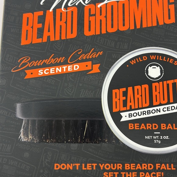 WILD WILLIES Premium Gift Set Beard Oil Beard Butter And Brush for Men New - Picture 8 of 11